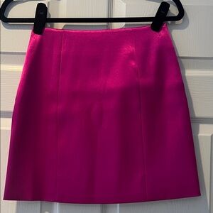 NWOT Frame Vibrant Pink Mini Skirt Size 00